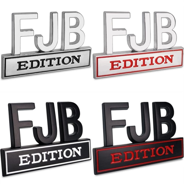 5pcs Car Body Rear Modification Plate Label(Silver Red) - Decorative Sticker by PMC Jewellery | Online Shopping South Africa | PMC Jewellery | Buy Now Pay Later Mobicred