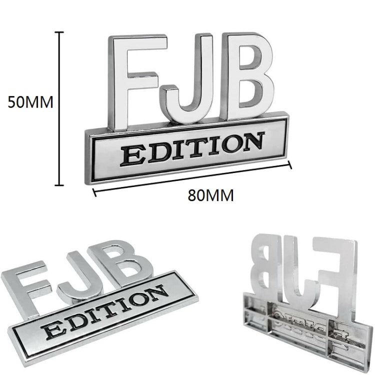 5pcs Car Body Rear Modification Plate Label(Black White)
