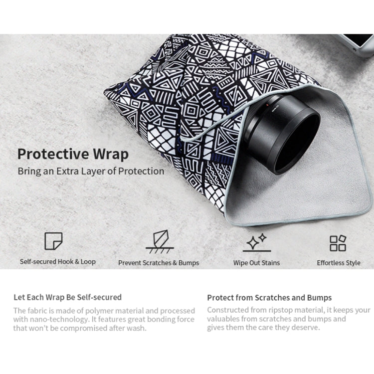 PGYTECH Folding Photography Camera Protective Wrap Cloth Cover(Art Geometry) - free shipping - PMC TechLife - Order now!