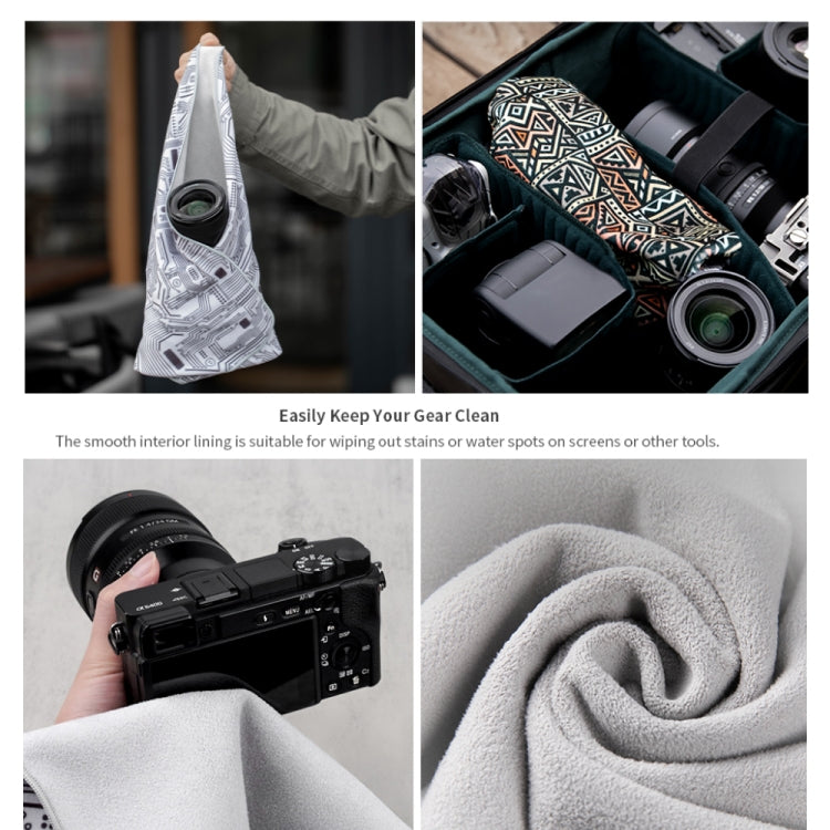 PGYTECH Folding Photography Camera Protective Wrap Cloth Cover(Art Geometry) - free shipping - PMC TechLife - Order now!