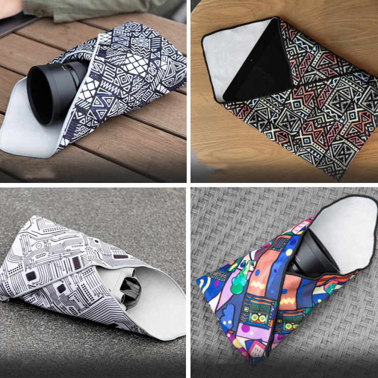 PGYTECH Folding Photography Camera Protective Wrap Cloth Cover(Art Geometry) - free shipping - PMC TechLife - Order now!