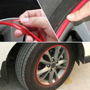 8m/roll Car Wheel General Sticker Modified Protection Sticker Anti-collision Strip(Red)