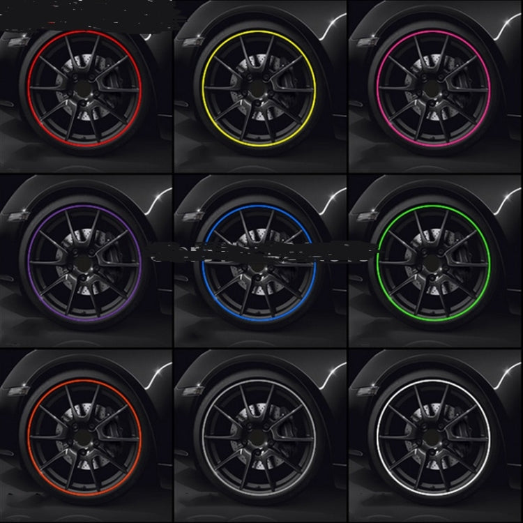 8m/roll Car Wheel General Sticker Modified Protection Sticker Anti-collision Strip(Black)