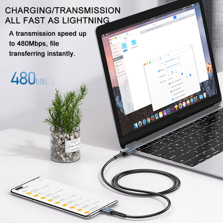 REMAX RC-C008  USB To 8 Pin 2.4A TPE Soft Anti-breakage Data Cable,Length 1m(White) - free shipping - PMC Jewellery - Order now!