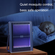 Indoor Outdoor Electric Mosquito Killer Light 2 In 1 Inhalation Mosquito Trap(Yellow)