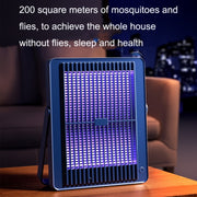 Indoor Outdoor Electric Mosquito Killer Light 2 In 1 Inhalation Mosquito Trap(White)