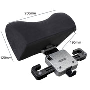A09 5D Car Universal Adjustment U-shaped Memory Foam Headrest, Color: Black