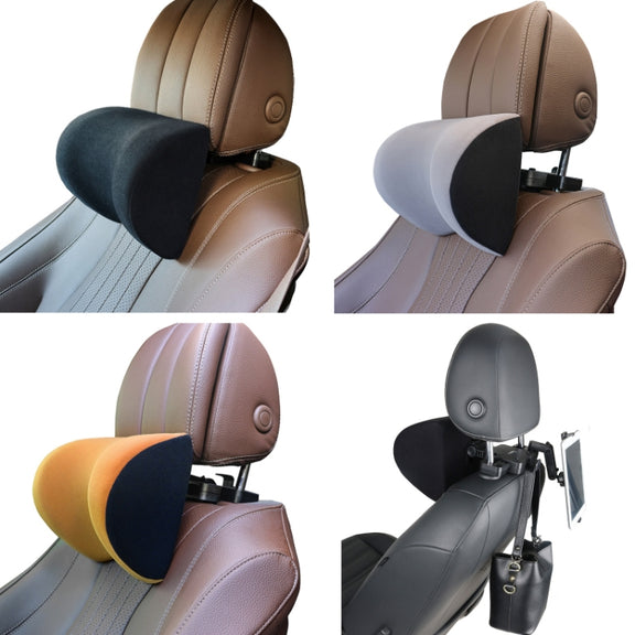 A09 5D Car Universal Adjustment U-shaped Memory Foam Headrest, Color: Gray