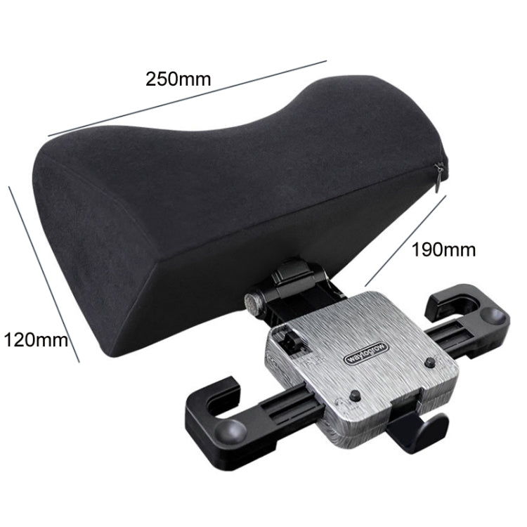 A09 5D Car Universal Adjustment U-shaped Memory Foam Headrest, Color: With Phone Holder - Seat Accessories by PMC TechLife | Online Shopping South Africa | PMC TechLife | Buy Now Pay Later Mobicred