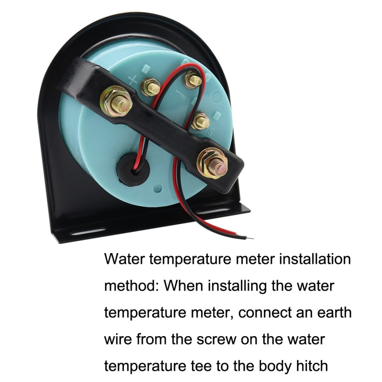 B741 52mm General Car Meter Modified Water Temperature Meter 40-120 Degrees Celsius - Clocks & Car Meters by PMC TechLife | Online Shopping South Africa | PMC TechLife