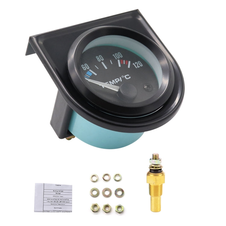 B741 52mm General Car Meter Modified Water Temperature Meter 40-120 Degrees Celsius - Clocks & Car Meters by PMC TechLife | Online Shopping South Africa | PMC TechLife