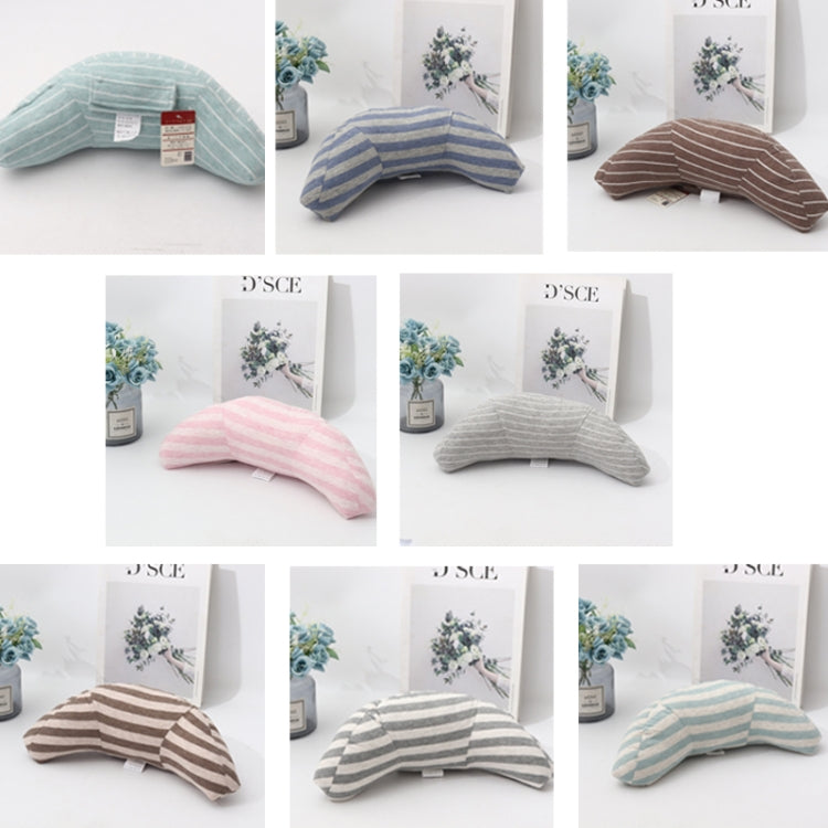 2pcs Children Neck Headrest Comfortable Shoulder Cover Car Neck Guard Pillow(Blue Gray Strip) - Seat Accessories by PMC Jewellery | Online Shopping South Africa | PMC Jewellery | Buy Now Pay Later Mobicred