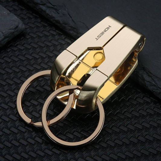 HONEST Metal Spring Clip Keychain Car Key Holder Waist Hanging Buckle(Golden) - free shipping - PMC Jewellery - Order now!