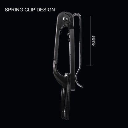 HONEST Metal Spring Clip Keychain Car Key Holder Waist Hanging Buckle(White) - free shipping - PMC Jewellery - Order now!