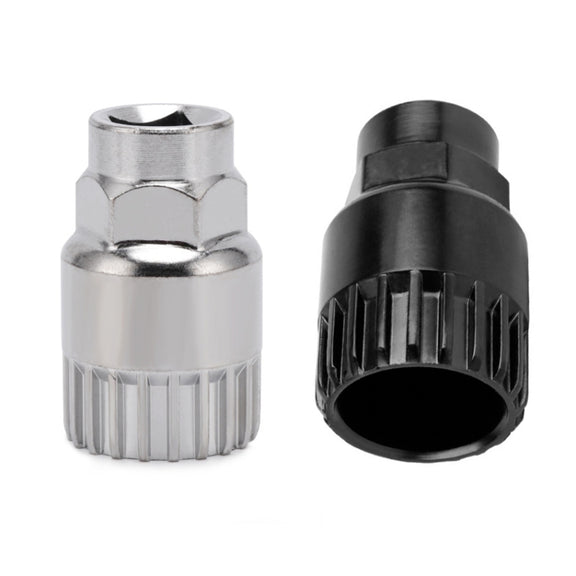 Mountain Bike Square Hole Removal Installation Shaft Sleeve(Black)