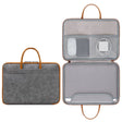 Baona Leather Fully Open Portable Waterproof Computer Bag, Size: 15/15.6/16 inches(Gray Brown) - free shipping - PMC TechLife - Order now!