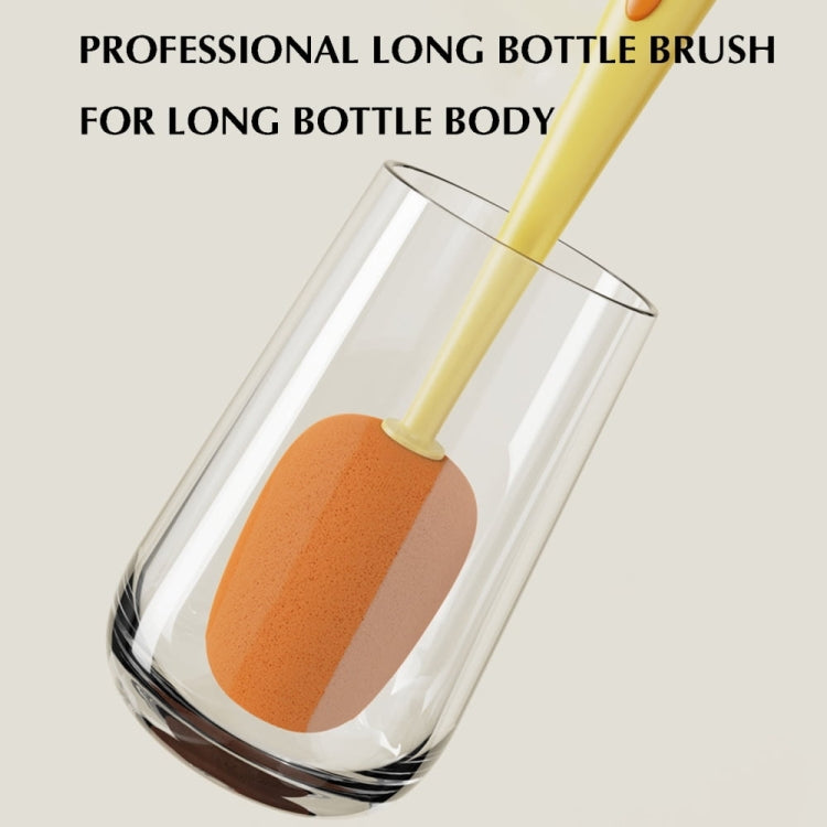 Long Handle Household Multifunctional Cup Washing Brush Carrot Shape 3 In 1 Cleaning Brush(Green) - Cleaning Tools by PMc TechLife | Online Shopping South Africa | PMc TechLife | Buy Now Pay Later Mobicred