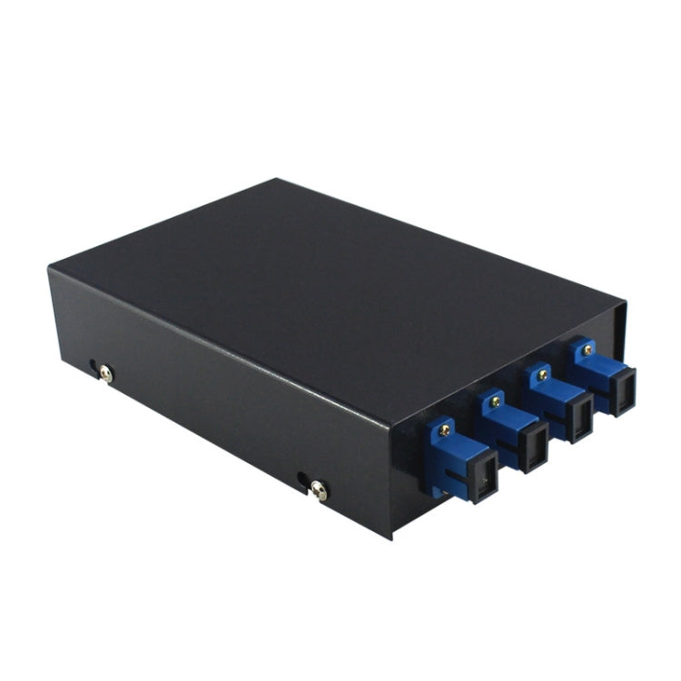 4 Ports Desktop Optical Fiber Terminal Box Founded Wall With SC Tailed Fiber Flange - Fiber Receiver by PMC TechLife | Online Shopping South Africa | PMC TechLife | Buy Now Pay Later Mobicred