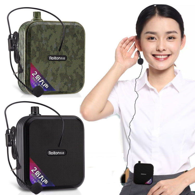 Rolton K600  7.4V Bluetooth Wireless Audio Speaker Megaphone Voice Amplifier With Transmitter(Green) - Microphone by PMC TechLife | Online Shopping South Africa | PMC TechLife | Buy Now Pay Later Mobicred