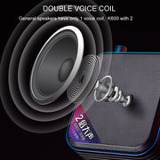 Rolton K600  7.4V Bluetooth Wireless Audio Speaker Megaphone Voice Amplifier With Transmitter(Green)