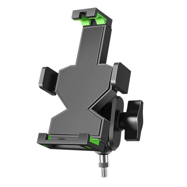 A04 Metal Motorcycle Mobile Phone Navigation Bracket Bicycle Frame Multifunctional Car Fixed Clamp(M8 Ball Header Installation Model)