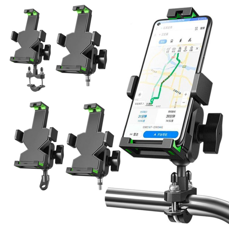 A04 Metal Motorcycle Mobile Phone Navigation Bracket Bicycle Frame Multifunctional Car Fixed Clamp(M8 Ball Header Installation Model) - Holder by PMC TechLife | Online Shopping South Africa | PMC TechLife | Buy Now Pay Later Mobicred