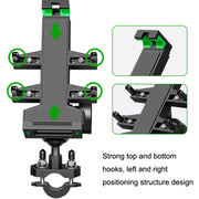 A02 Motorcycle Mobile Phone Navigation Bracket Car Riding Anti-shock Aluminum Alloy Rack(Car Handlebar Model)