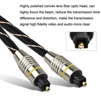 EMK HB/A6.0 SPDIF Interface Digital High-Definition Audio Optical Fiber Cable, Length: 5m(Black White Net) - Audio Optical Cables by EMK | Online Shopping South Africa | PMC Jewellery | Buy Now Pay Later Mobicred