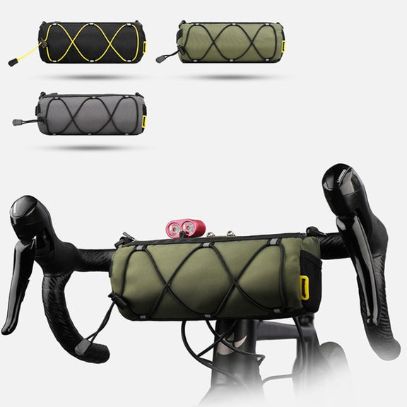 Rhinowalk RK9103 2.4L Outdoor Sports Cycling Front Bag Bicycle Water-resistant Handlebar Bag(Green)