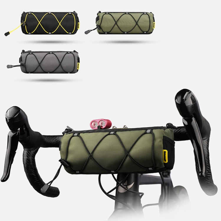 Rhinowalk RK9103 2.4L Outdoor Sports Cycling Front Bag Bicycle Water-resistant Handlebar Bag(Green)