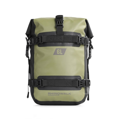 Rhinowalk MT2206 6L Waterproof Motorcycle Bumper Bag Outdoor Riding Bag(Green) - free shipping - PMC Jewellery - Order now!