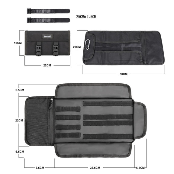 Rhinowalk MT103 Motorcycle Maintenance Tool Storage Bag Portable Repair Kit Bag(Green)