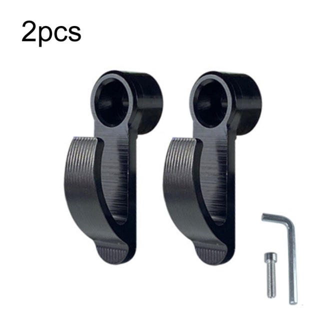 2pcs Motorcycle Modified Helmet Hook Scooter Side Storage Hook(Black)