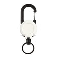 Backpack Carabiner Plastic Retractable Pull Badge Reel, Color: White- Fiber Rope - Hooks by PMC TechLife | Online Shopping South Africa | PMC TechLife | Buy Now Pay Later Mobicred