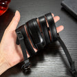Outdoor Photography Cowhide Leather Camera Shoulder Hanging Neck Winding Strap, Spec: Split Leather (Black) - Camera Strap by PMC TechLife | Online Shopping South Africa | PMC TechLife | Buy Now Pay Later Mobicred