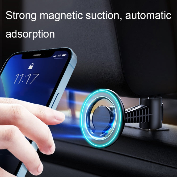 D19 Car Magnetic Mobile Phone Holder Rotatable Metal Navigation Bracket, Spec: Extended (Silver) - Universal Car Holders by PMC TechLife | Online Shopping South Africa | PMC TechLife | Buy Now Pay Later Mobicred