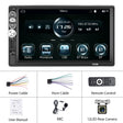 A3061 7 Inches MP5 Bluetooth Player Universal Wired CarPlay Reversing Image Integrated, Style: Standard+12 Lights Camera - Car MP3 & MP4 & MP5 by PMC TechLife | Online Shopping South Africa | PMC TechLife | Buy Now Pay Later Mobicred