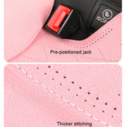Flip-fur Car Cushion Breathable Ventilation Cushion for Four Seasons, Style: Front Cushion(Orange)