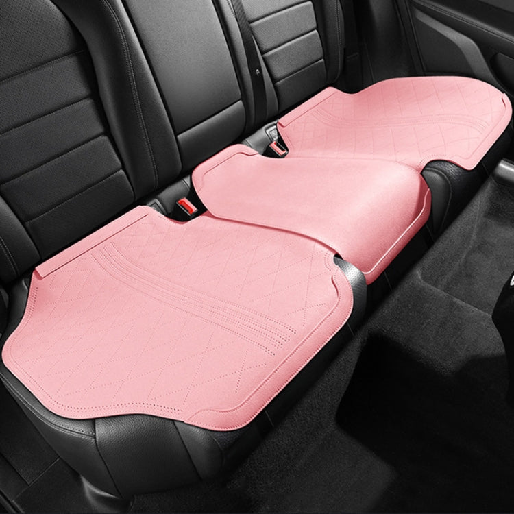 Flip-fur Car Cushion Breathable Ventilation Cushion for Four Seasons, Style: Long Rear Cushion(Pink) - Seat Accessories by PMC TechLife | Online Shopping South Africa | PMC TechLife | Buy Now Pay Later Mobicred