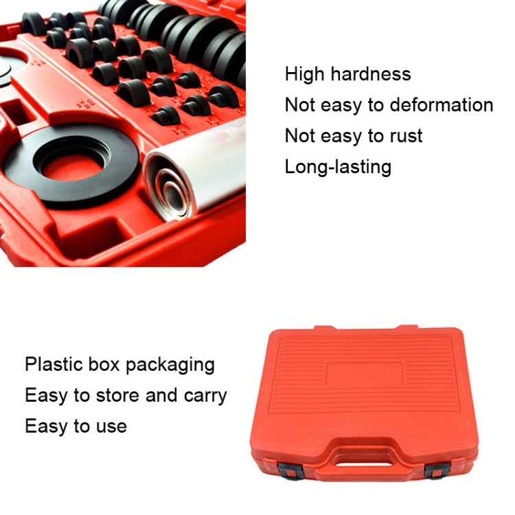 37pcs/set BL1063 Seal Bearing Maintenance Tools Car Oil Sealing Iron Set Peilin, Model: Hammer - free shipping - PMC TechLife - Order now!