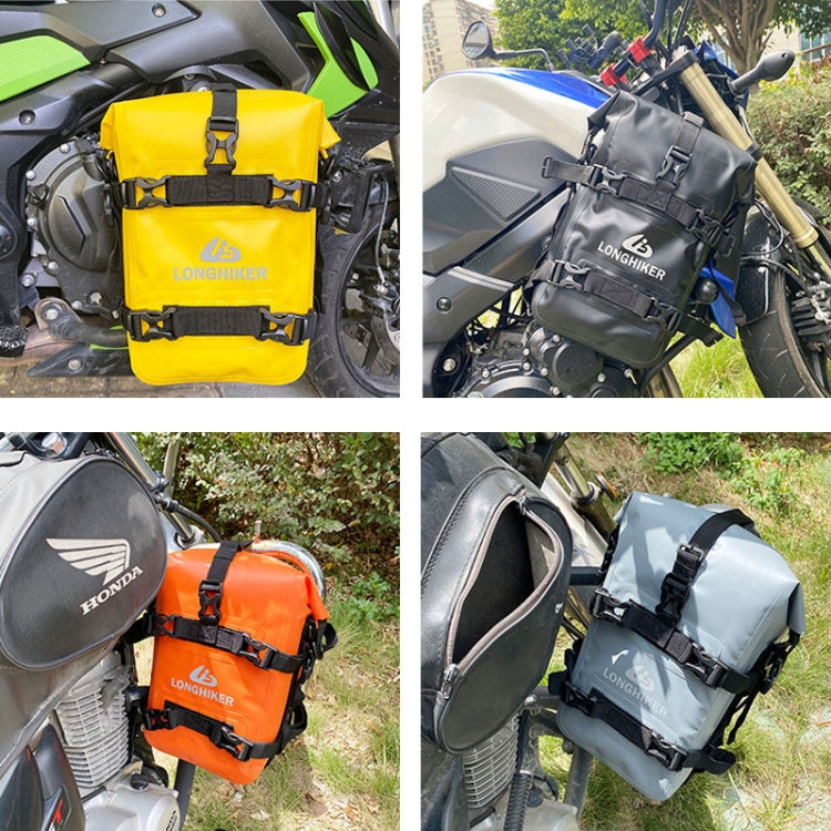 LONGHIKER Motorcycle Quick Release Waterproof Bumper Side Bag(Black) - free shipping - PMC TechLife - Order now!