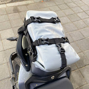 LONGHIKER Motorcycle Quick Release Water-resistant Bumper Side Bag(Black)