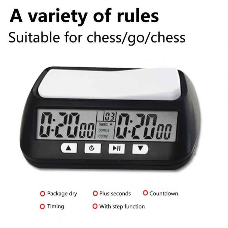 YS YS-902 Chess Timer Chess Clock for Go Tournament(Yellow English Version) - free shipping - PMC TechLife - Order now!