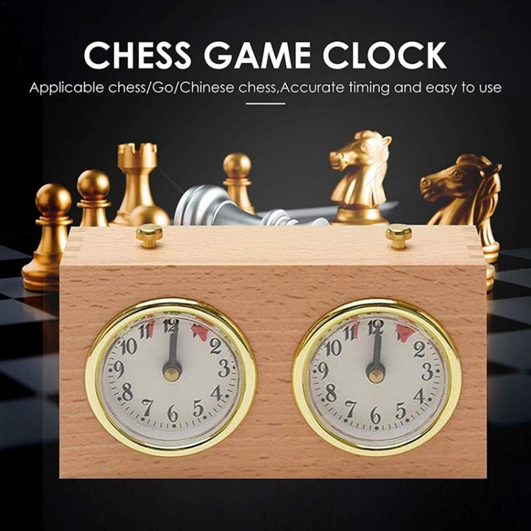 DT05a Retro Wood Shell Chess Clock Mechanical International Chess Clock - Alarm Clocks by PMC TechLife | Online Shopping South Africa | PMC TechLife