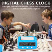 HQT101 Plastic Chess Clock Go Chess Timer(Blue)