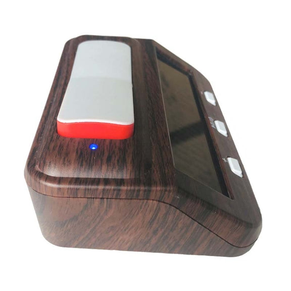 HQT101w Plastic Chess Clock Go Chess Timer(Wood Grain)