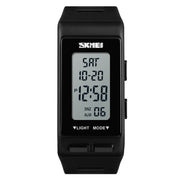 SKMEI 1362 Sports Electronic Watch Fashion Water-resistant Countdown Children LED Watch(Black)