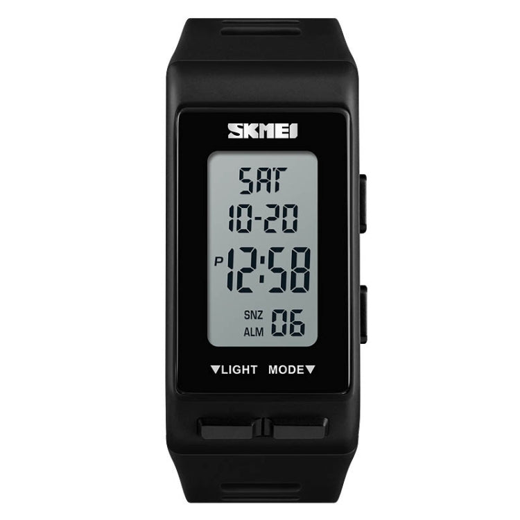 SKMEI 1362 Sports Electronic Watch Fashion Water-resistant Countdown Children LED Watch(Black)