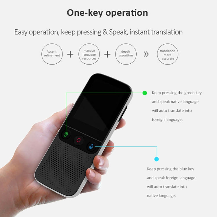 T10Pro Wifi Artificial Intelligence Photo / Recording Translating Machine Supports 138 Languages(White) -  by PMC TechLife | Online Shopping South Africa | PMC TechLife | Buy Now Pay Later Mobicred