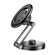D27 Car Magnetic Telescopic Folding Navigation Mobile Phone Holder(Silver) - Car Holders by PMC TechLife | Online Shopping South Africa | PMC TechLife | Buy Now Pay Later Mobicred
